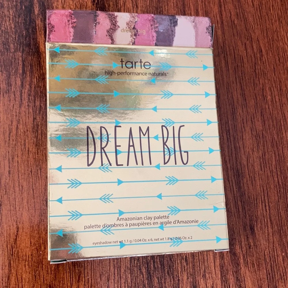 NEW Tarte Dream Big Double Duty Beauty Amazonian Clay Eyeshadow Palette NIB